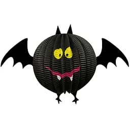 Декор підвісний паперовий Yes! Fun Halloween Кажан 3D 20 см (973636)