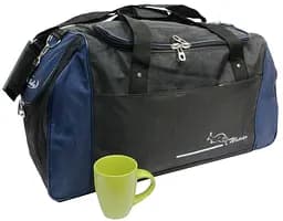 Спортивна сумка Wallaby 447-1 5L Чорний із синім - мініатюра 4