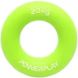 Еспандер кістьовий PowerPlay силіконовий PP-4324 Hand Grip Ring Medium 20 кг Зелений (PP_4324_20kg)