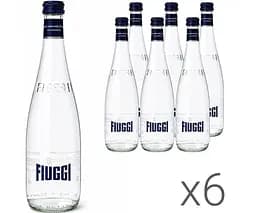 Fiuggi Sparkling, Упаковка 6 шт. х 1 л, Вода мінеральна олігомінеральна лікувальна, слабогазована, Ф'юджі, скло