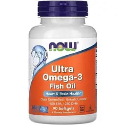 Жирні кислоти Now Ultra Omega-3 90 капсул
