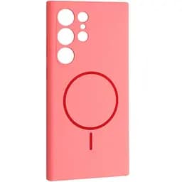 Чехол DK Luxury Silicone Case with MagSafe для Samsung Galaxy S24 Ultra Rose Pink [132238]