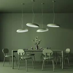 Підвісний стельовий світильник Babich Studio Mid Shaded Black (RAL 9005) - мініатюра 4