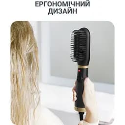 Щітка-випрямляч Rowenta Powerstraight Air чорна (UB5920F0) - мініатюра 7