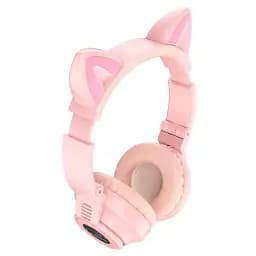 Навушники Borofone BO18 Cat Ear Pink - мініатюра 2