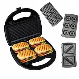 Мультимейкер ViLgrand VSG0704M (вафельниця, пончики, сендвічі, гриль) 750 Вт 88097