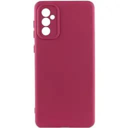 Чехол TPU GETMAN Liquid Silk Full Camera для Samsung Galaxy A56 5G Бордовый / Marsala