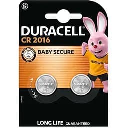 Батарейка Duracell CR 2016 / DL 2016 * 2 (5007667/5010969/5014810)
