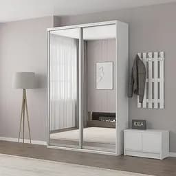Шафа-купе Idea серія 1 160 x 60 x 240 см Білий Дзеркало