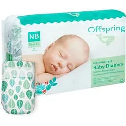 Подгузники Offspring Leave NB (до 4 кг) 56 шт. (DP-OI-FAT-NB56P-LEA)