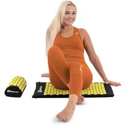 Подушка для акупунктури Hop-Sport HS-C037AP (Аплікатор Кузнєцова) чорно-жовта - мініатюра 5