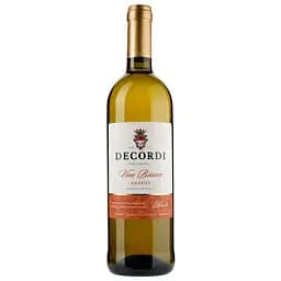 Вино Decordi Vino Bianco Amabile, біле, напівсолодке, 10%, 0,75 л