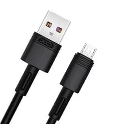 Кабель XO NB-Q166 fast charging USB cable for Micro 5A/1 м Чорний
