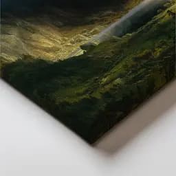 Інтер'єрна картина Шторм у Скелястих горах, Альберт Бірштадт, Albert Bierstadt, репродукція картини, 60×90 см (id7006) - мініатюра 4