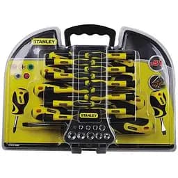 Викрутка Stanley 21 біта, SL, PH, Torx, H, 9 торцевих головок, кейс 51 предмет (STHT0-70888)