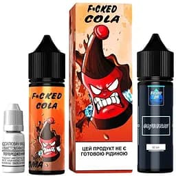 Набор компонентов для самозамеса органической заправки Fucked Lab V2 60 мл 0-3 мг Cola Кола (15540)