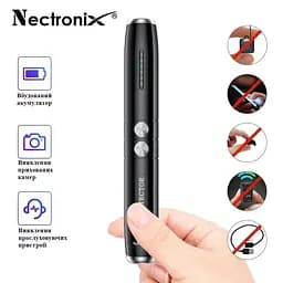 Детектор жучків і прихованих камер, виявляч прослушки Nectronix T8, 1 МГц - 6.5 ГГц, WiFi, у вигляді маркеру (100770) - мініатюра 2