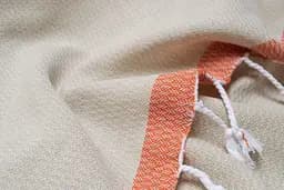 Рушник Barine Pestemal - Basak 95x165 Beige-Orange бежевий-помаранчевий - мініатюра 4