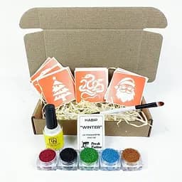 Набір для біо-тату Зима 2025 - гліттер Fresh Tattoo set-winter-glitter-2025