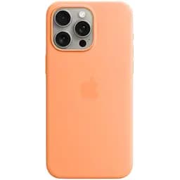 Чохол Epik SilIcone Case with MagSafe and Animation [Colorless] для iPhone 15 Pro Max Orange Sorbet