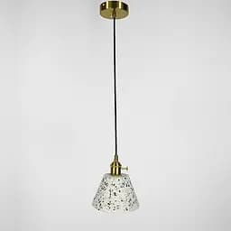 Підвіс Terrazzo Cono із білим бетонним плафоном в стилі Ар-деко Line.F MJ 165/1 WT - мініатюра 7