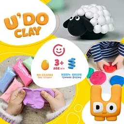 Набір для творчості Strateg U'DO Clay 360 г (10 г x 36 шт.) (30894) - мініатюра 3