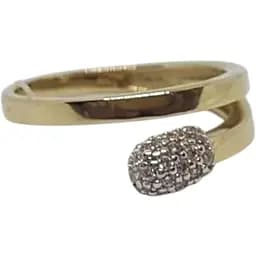 Золотое кольцо Империя золота Спичка с фианитами. КВ1335ЛИ 17