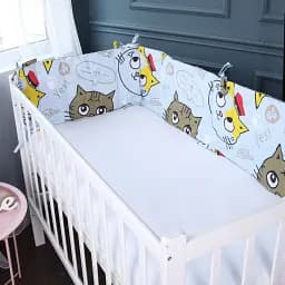 Борт в ліжечко MirSon Kids Time 18-0007 Cool Cat