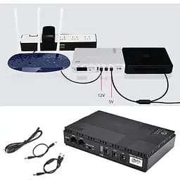 ДБЖ для роутера Digital UPS DC1018P, 10400 mAh 18W, оптики, терміналу, відеокамери, 5V/9V/12V - мініатюра 5