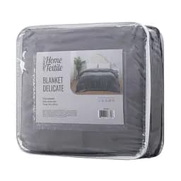 Покривало Ardesto Delicate 160х200см, 100% поліестер, сірий світлий pbe0050414 - мініатюра 2