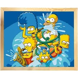 Набор для росписи ArtCraft Crazy family 50x40 см с багетной рамкой (16039-ACF)