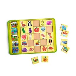 Деревянный сортер "Ассоциации-картинки" Ubumblebees PSD057