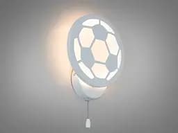 Світильник настінний LED Diasha 8065/1WH "Футбольний м'яч", 17W, білий, акрил, метал, стильний дизайн для інтер'єру - мініатюра 2