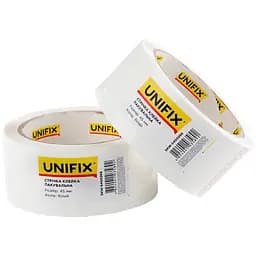 Скотч пакувальний односторонній Unifix 45 мм x 80 м x 40 мкм білий