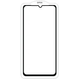 Захисне скло SKLO 5D (тех.пак) для Realme C35 Чорний / Біла підкладка