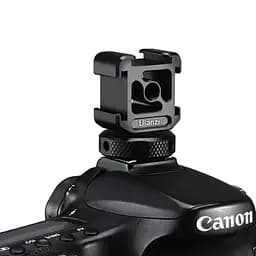 Адаптер кронштейн Ulanzi Vijim Metal Triple Cold Shoe Mount UV-2132 PT-12 Black - мініатюра 2