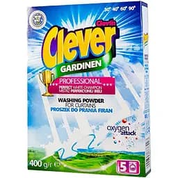 Пральний порошок Clever Gardinen 400 г (040-5302)