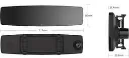 Відеореєстратор Xiaomi YI Mirror Dash Camera FHD YI-89029 - мініатюра 3