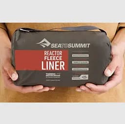 Вкладиш у спальник Sea to Summit Reactor Fleece Sleeping Bag Liner, Compact 177 Червоний - мініатюра 5