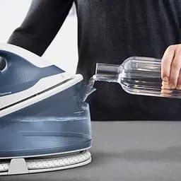 Tefal Праска-парогенератор Optimal, 2200Вт, 1200мл, паровий удар -190гр, постійна пара - 110гр, керам. підошва, біло-синій - мініатюра 4