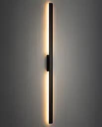 Світильник вуличний настінний Nowodvorski 11558 Demi LED L 1x24W 3000K 1500Lm IP54 чорний - мініатюра 2