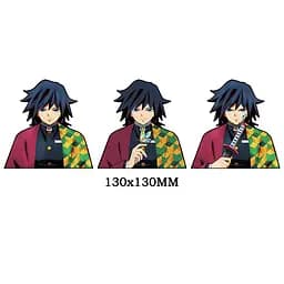 Голографічна наклейка Клинок що розсікає демонів Гію Томіока Demon Slayer Giyuu Tomioka