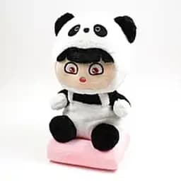 Детский набор Игрушка плед Лабуба в костюме панды мягкая игрушка с пледом для детей