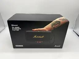 Портативна акустика Marshall Portable Speaker Middleton бездротова Black and Brass (1006034) - мініатюра 7