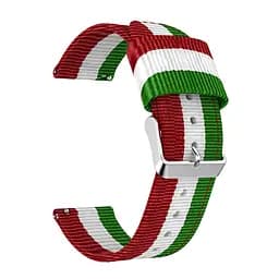 Тканинний ремінець Watchbands Cloth для Samsung Gear S3 Frontier - червоно-зелений (WB007CLOTHREDGREENS3F) - мініатюра 4