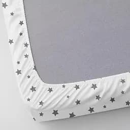 Набір простирадл на резинці Cosas ROSE DOTS/GREY STARS 140х200х20 см (Set_DropRose_StarGrey_140x200_2) - мініатюра 9