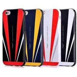 Чохол-накладка Aston Martin для iPhone 6 6 6s шкіряний чорний - мініатюра 3