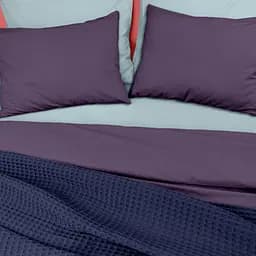 Плед-покривало Cosas Greek Waffle Denim вафельне 110х140 см (Blanket_66Denim_GreekWaffle_110x140) - мініатюра 2