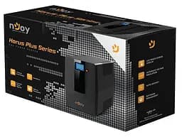 Джерело безперебійного живлення nJoy Horus Plus 600 (PWUP-LI060H1-AZ01B) Lin.int. AVR 2 x евро USB LCD пластик (Horus Plus 600 USB) - мініатюра 3
