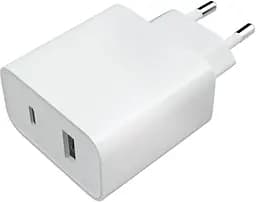 Блок питания Xiaomi Mi 33 W Wall Charger 2 выхода (Type-A+Type-C) быстрый зарядный адаптер